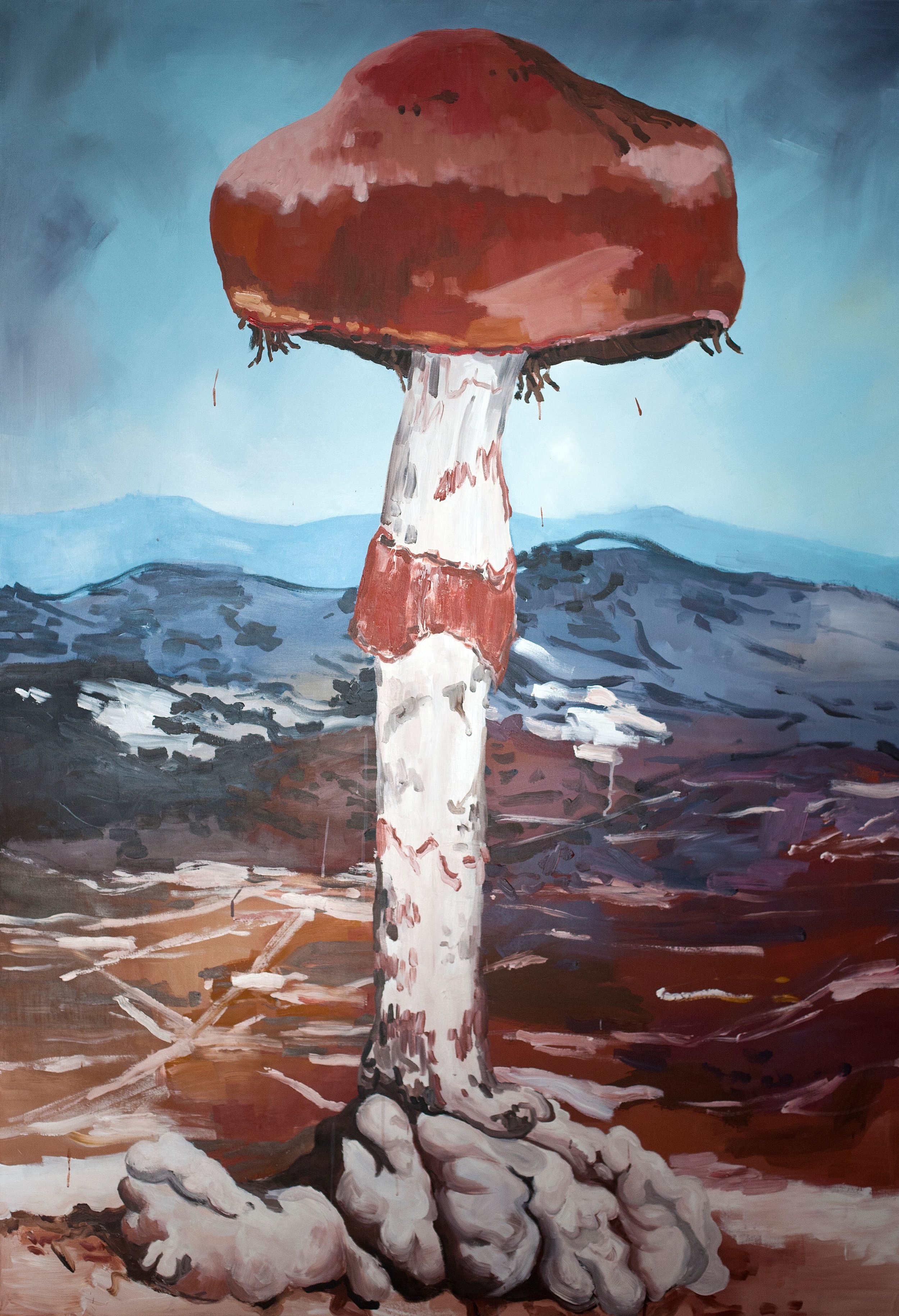 Tumbler Charlie, acrylic on canvas, 125x180 cm, 2011