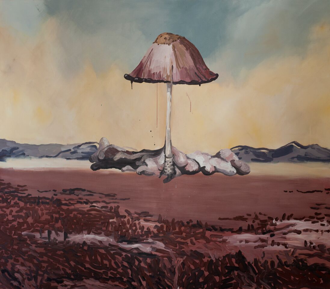 Buster Charlie, acrylic on canvas, 160x140 cm, 2011