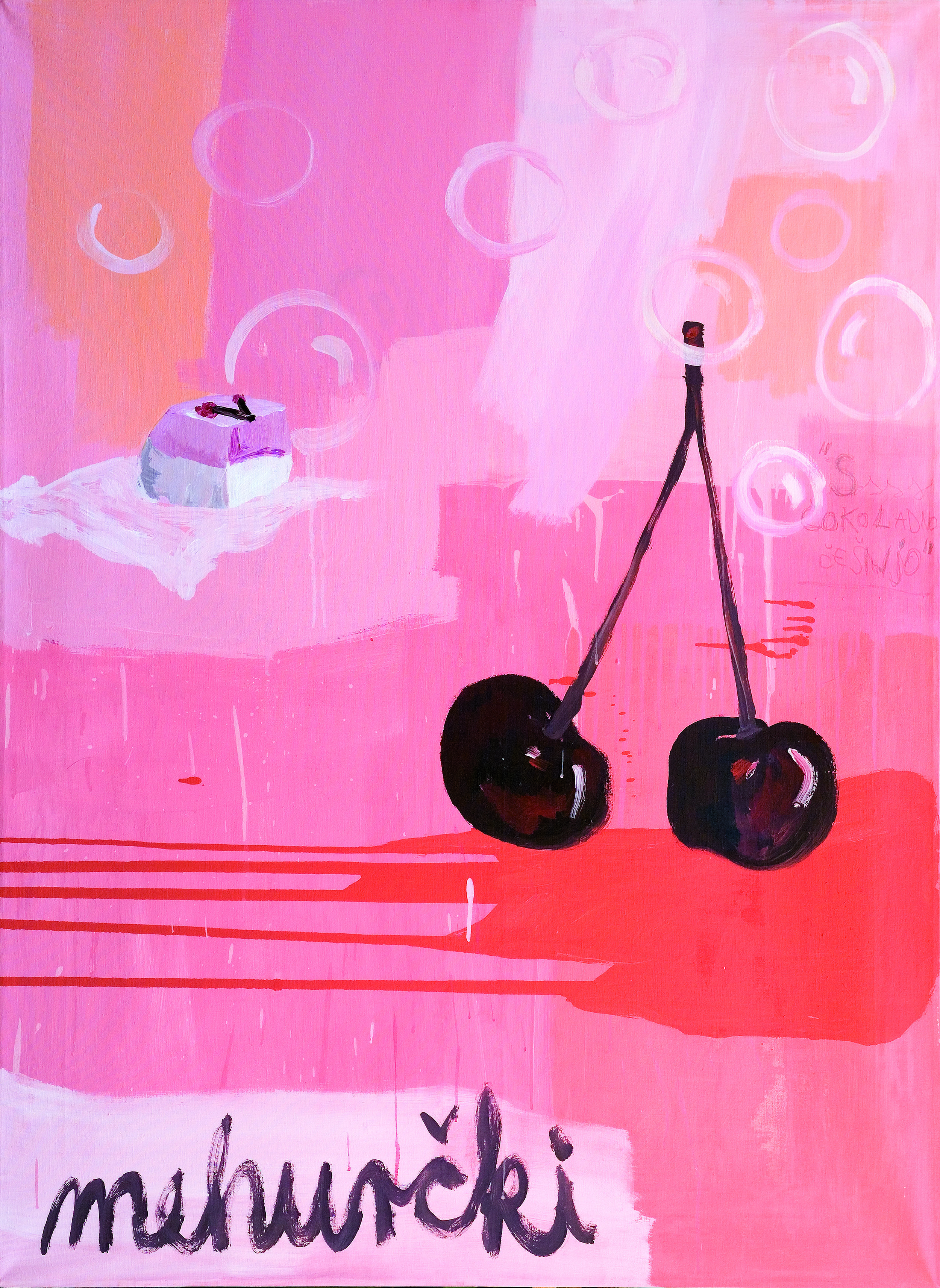 Mehurčki, acrylic on canvas, 150x110 cm, 2007