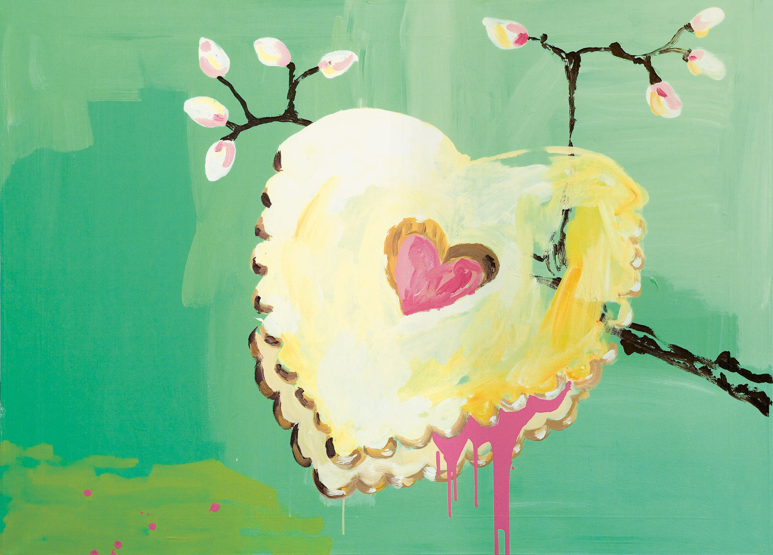 Liebekeks, acrylic on canvas, 150x110 cm, 2007